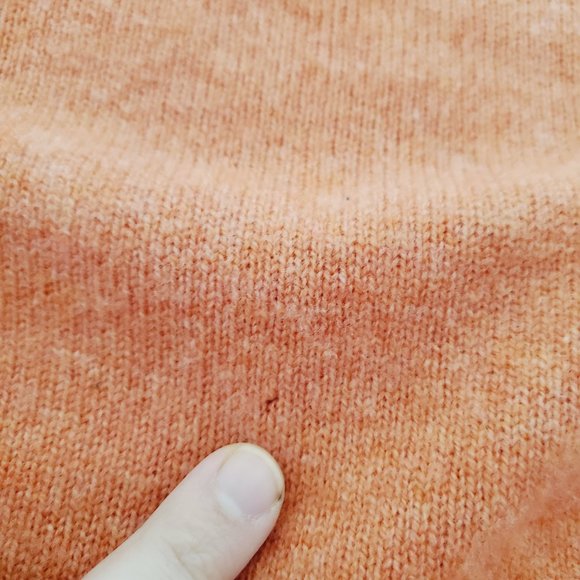 Balenciaga Knits Sweater Wool Cable Knit Fisherman Fall Winter Coral Pink 42 - Picture 14 of 14